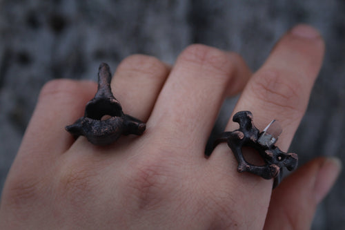 Vertebrae Rings - Ethically Sourced - Recycled Copper