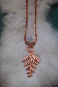 Cedar + Opalite Necklace