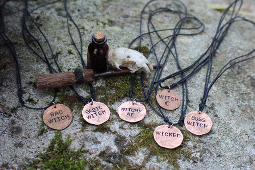 Witch Penny Necklaces