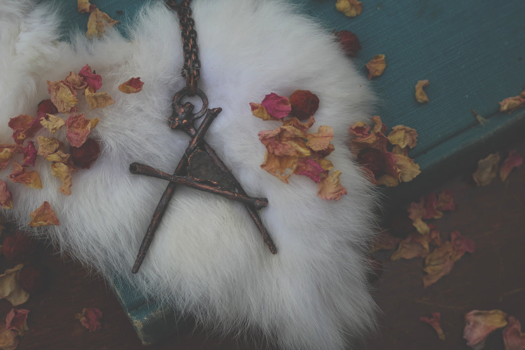 Hawthorn + Rose Quartz Necklace